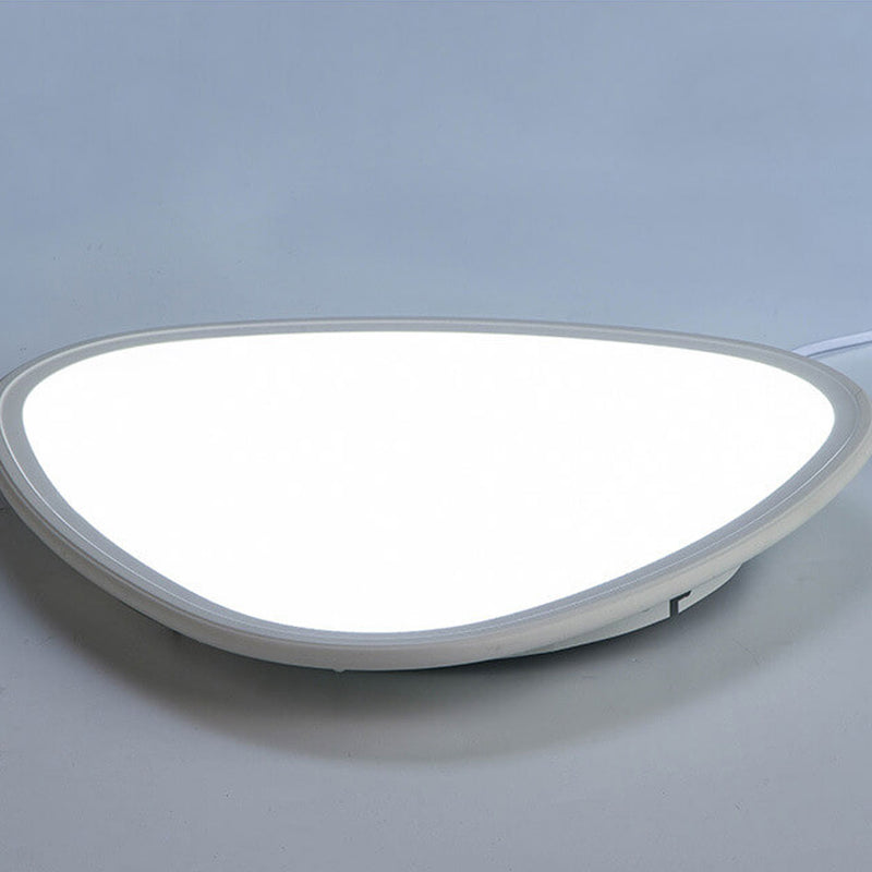 Modern Minimalist Aluminum Acrylic Round Triangle LED Flush Mount Ceiling Light
