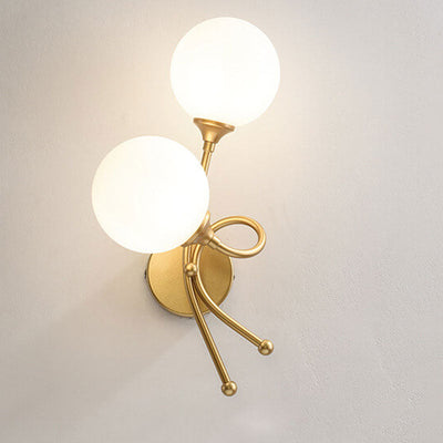 Modern Minimalist Knot Shape Design 2-Light Wall Sconce Lamp