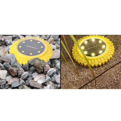 Flower Waterproof Solar Outdoor Lawn LED Garden Ground Insert Landscape Light