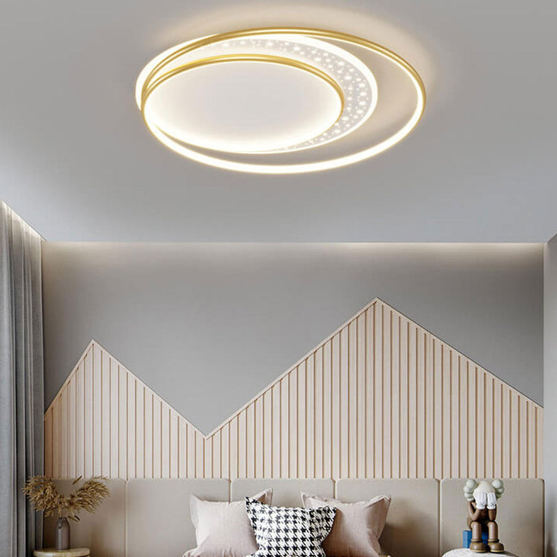 Nordic Creative Simple Circle Tangent Gypsophila Dekorationsdesign LED Unterputzleuchte 