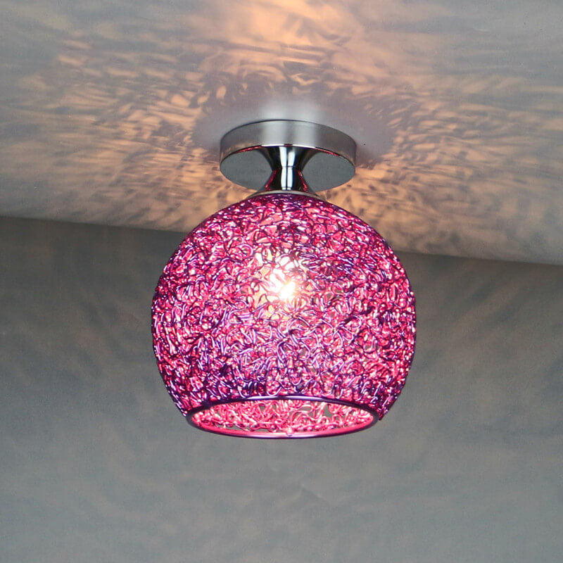 Moderne bunte 1-Licht-Kuppel-Halbeinbauleuchte 