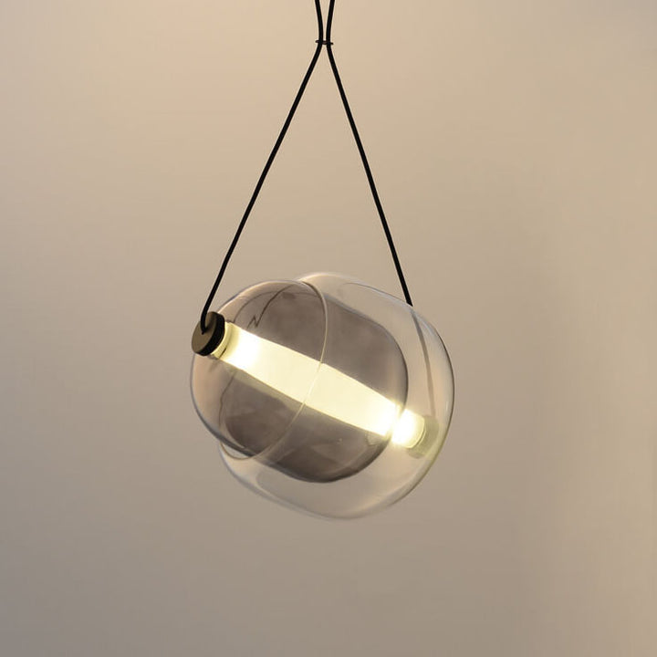 Nordic Macaron Glass Oval Candy 1-Light Pendant Light