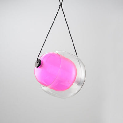 Nordic Macaron Glass Oval Candy 1-Licht-Pendelleuchte 
