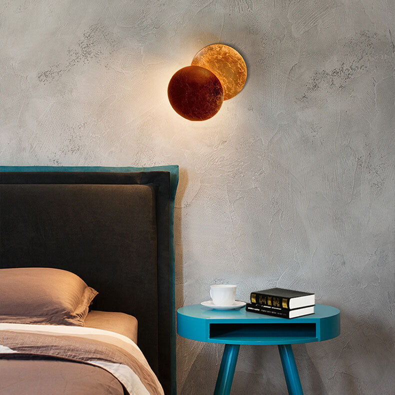 Nordic Creative Moon Eclipse Alloy LED-Wandleuchte 