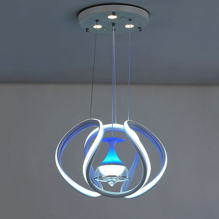 Lámpara de Araña LED de Combinación de Línea Creativa Nórdica 