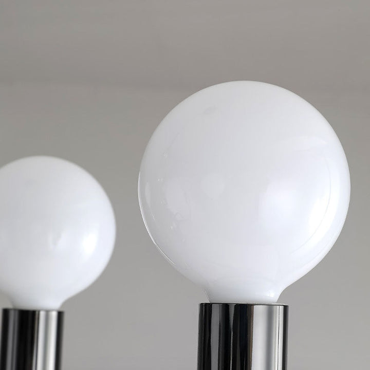 Französischer moderner minimalistischer runder Kugel-Eisen-Glas 3/5/8 Licht-Kronleuchter 
