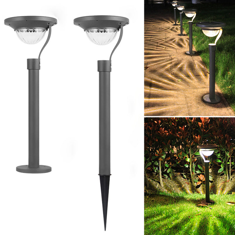 Modern Floor-to-ceiling Dual-use Waterproof Solar LED Garden Lawn Light Outdoor Light