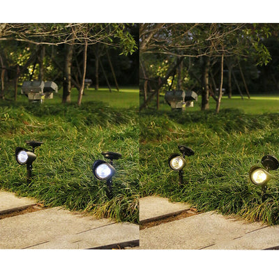 Modern Polysilicon Solar Outdoor Lawn LED Garden Ground Insert Landscape Light