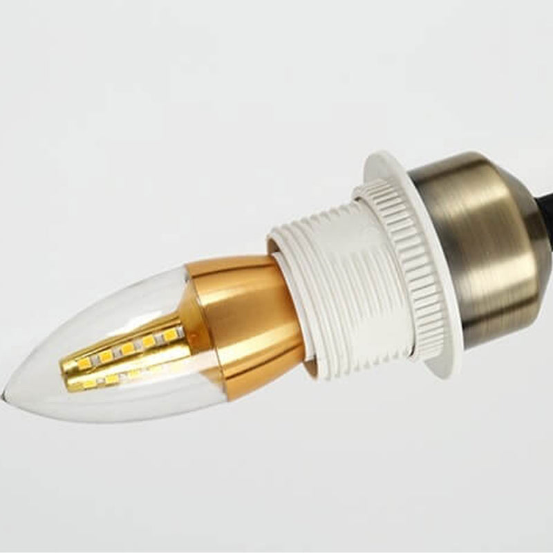 Chinese Retro Light Luxury Wrought Iron 1-Light Pendant Light
