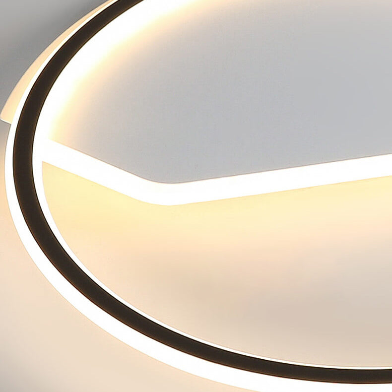 Nordic Modern Simple Round Creative LED Flush Mount Light