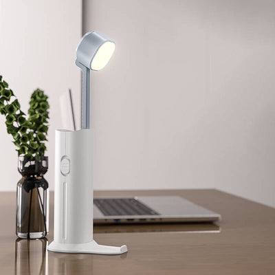 Creative Small Retractable Power Bank Flashlight LED Table Lamp