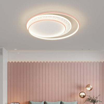 Nordic Creative Simple Circle Tangent Gypsophila Dekorationsdesign LED Unterputzleuchte 