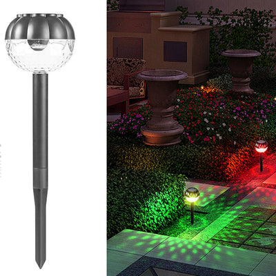 Modern Round Waterproof Solar LED Garden Lawn Light Outdoor Light