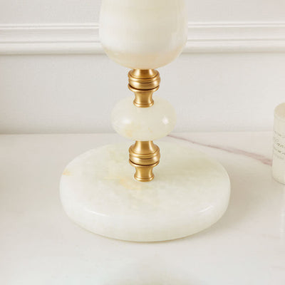 Lampe de Table à Franges Rétro Française en Cuivre à 1 Lumière 