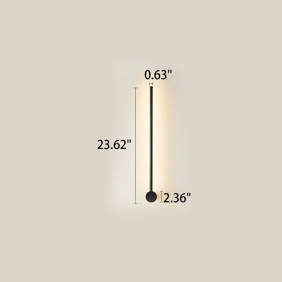 مصباح حائط LED من الألومنيوم الشريطي البسيط 