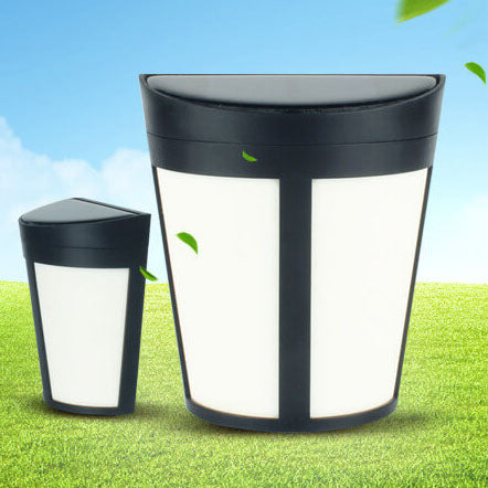 Solar-Halbzylinder-LED-Außen-Gartenzaun-Wandleuchte 
