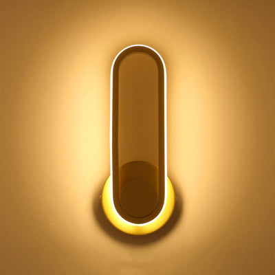Nordic Modern Rotating 1-Light LED Wall Sconce Lamp