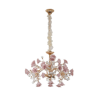 European Court Style Light Luxury Crystal 3/6/8-Light Island Light Chandelier