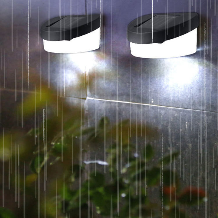 Lámpara de Aplique de Pared para Jardín con Energía Solar LED 