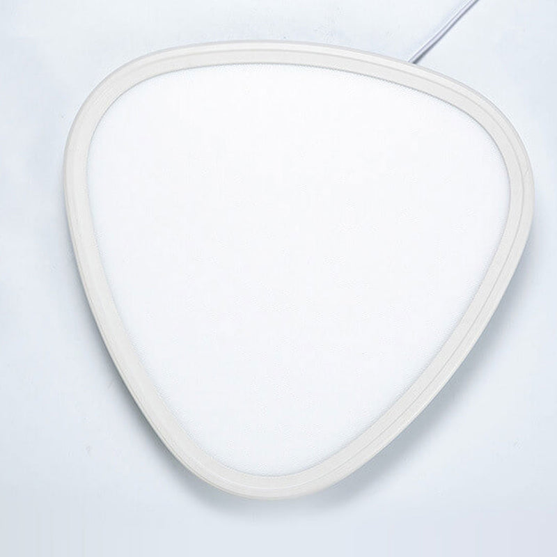 Modern Minimalist Aluminum Acrylic Round Triangle LED Flush Mount Ceiling Light