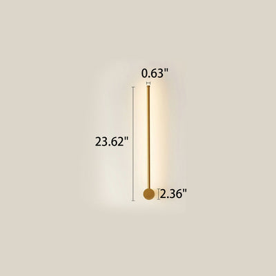مصباح حائط LED من الألومنيوم الشريطي البسيط 