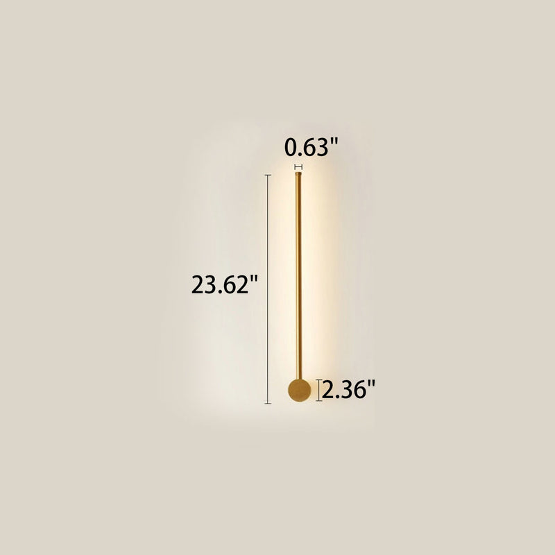 مصباح حائط LED من الألومنيوم الشريطي البسيط 