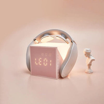 Creative Rubik's Cube Clock Led Night Light USB Smart Table Lamp