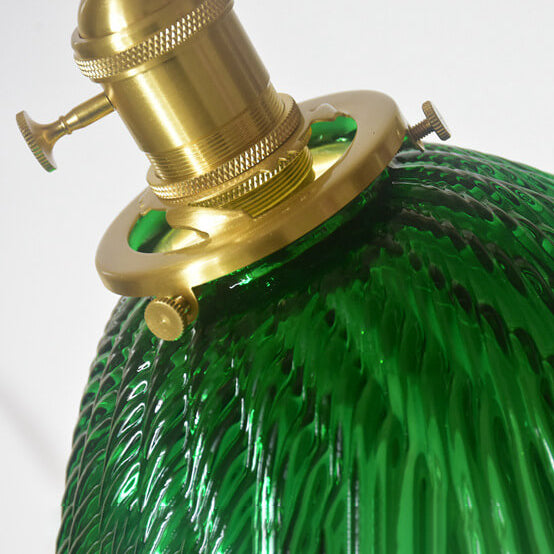 Suspension Luminaire Moderne Rétro Couleur Unie Laiton Verre Fer 1 Lumière 