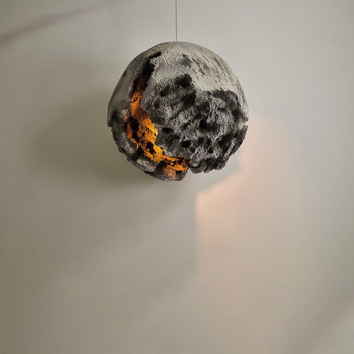 Industrial Style Creative Foam Planet 1-Light Pendant Light