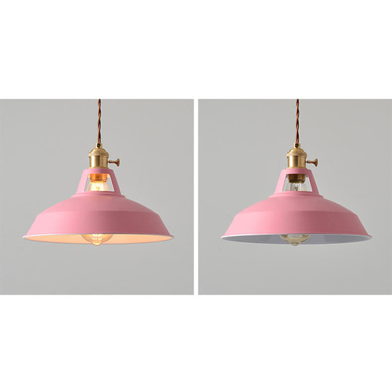 Modern Minimalist Macaroon Iron 1-Light Pendant Light