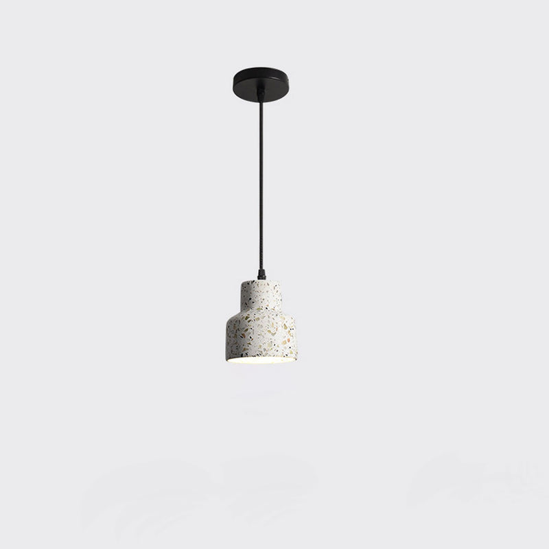 Nordische minimalistische Mühlstein-Hardware Runde 1-Licht-Pendelleuchte
