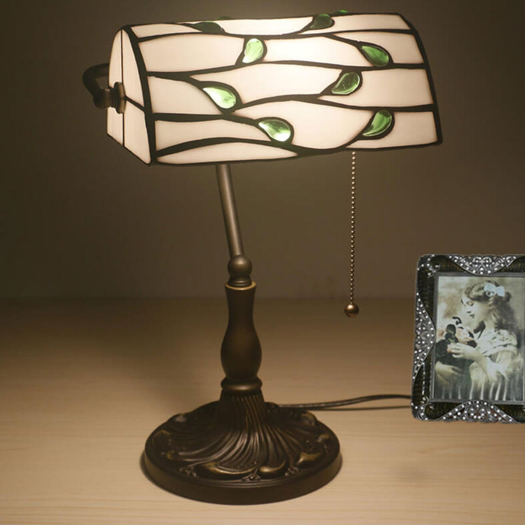 Vintage Tiffany Lucite Perlen Design 1-Licht Tischlampe 