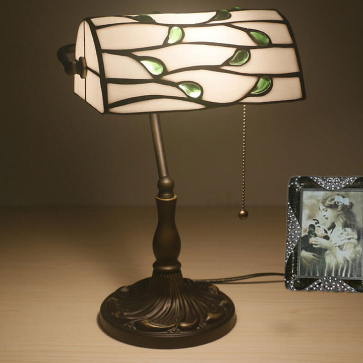 Vintage Tiffany Lucite Perlen Design 1-Licht Tischlampe 