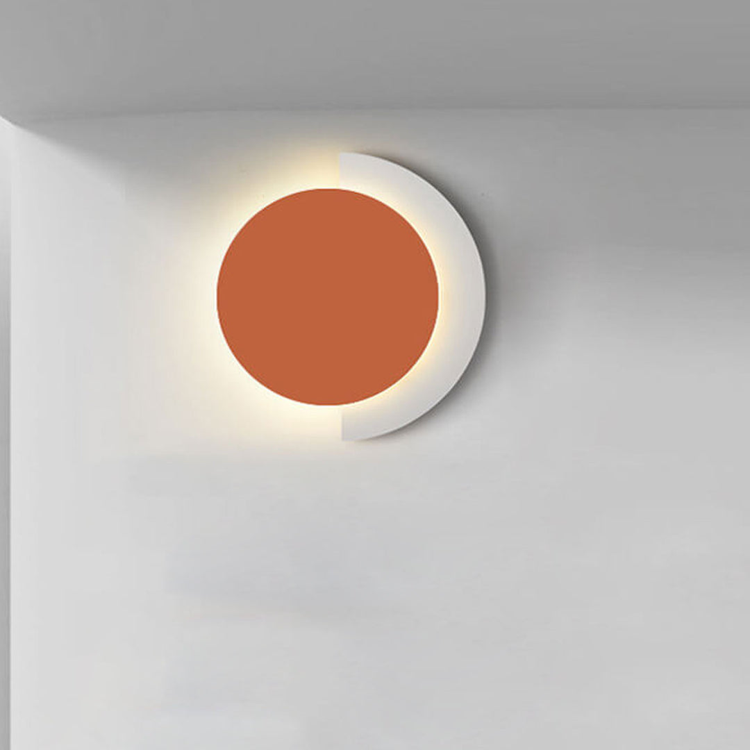 Nordic Postmodern Solid Color Schmiedeeisen Acryl LED Wandleuchte Lampe 