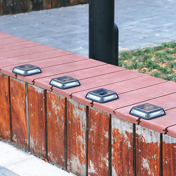 Moderne quadratische wasserdichte Solar-LED-Garten-Balkon-Straßenlaterne im Freien 