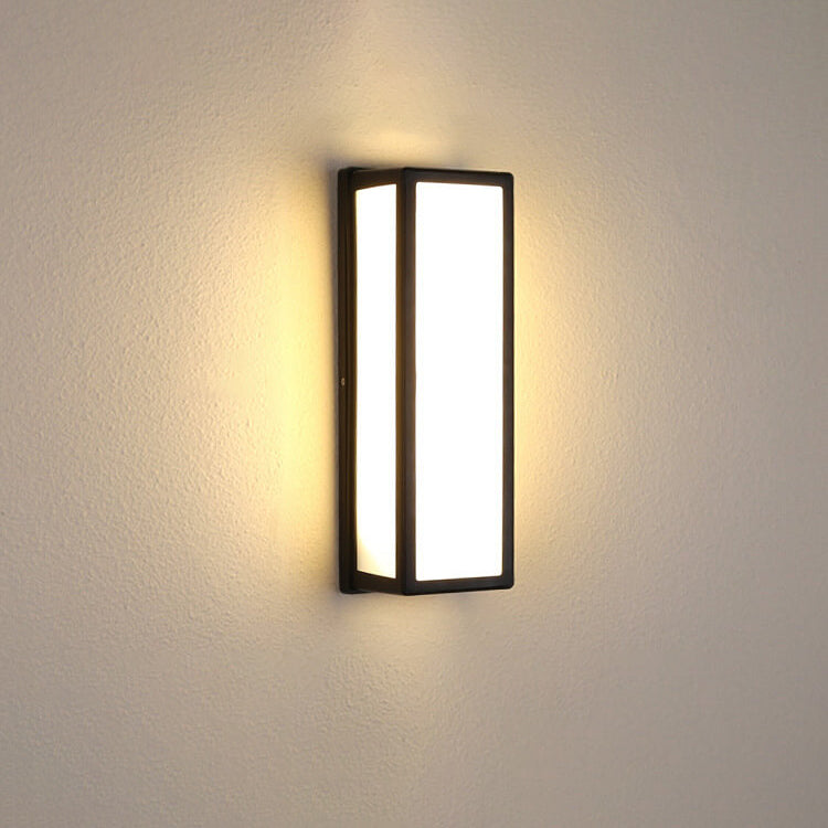 مصباح شرفة LED مقاوم للماء من الألومنيوم بتصميم هندسي عصري وإبداعي 