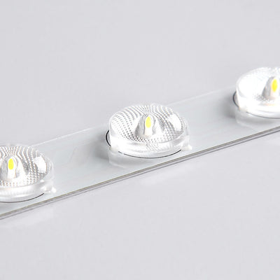Luz de techo empotrada LED acrílica redonda de nogal chino minimalista 
