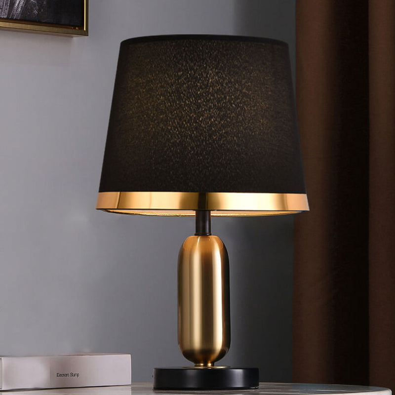 Lampe de Table 1 Lumière en Tissu Rétro Européen 