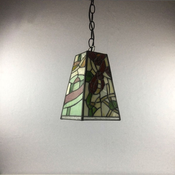 Nordic Vintage Tiffany Glaslegierung 1-Licht Pendelleuchte 