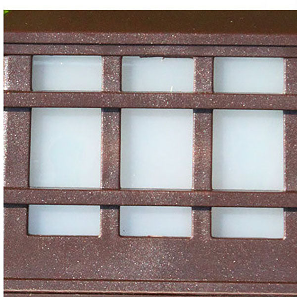 Cour étanche fenêtre panneau LED solaire applique murale lampe lumière extérieure 