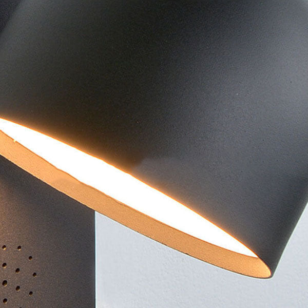 Lampe murale LED en acrylique avec contrôle vocal et tête ronde de couleur unie moderne 