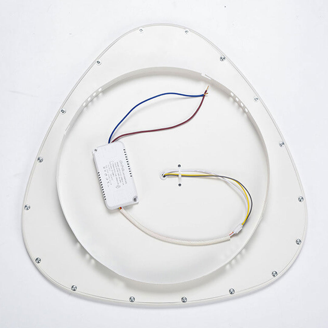 Moderne minimalistische Aluminium Acryl Runde Dreieck LED Unterputz Deckenleuchte 