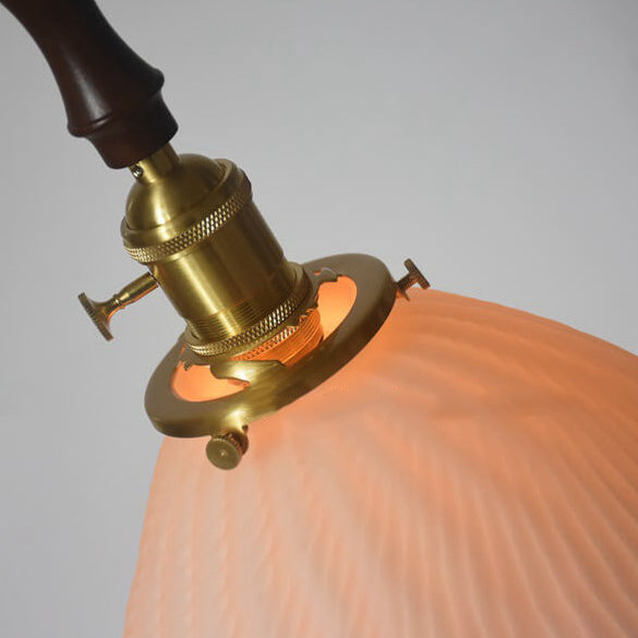Suspension Luminaire Moderne Rétro Couleur Unie Laiton Verre Fer 1 Lumière 