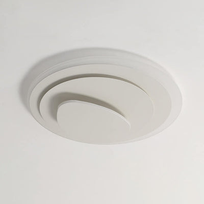 Nordic Simple Geometric Wrought Iron Acrylic LED Flush Mount Ceiling Light