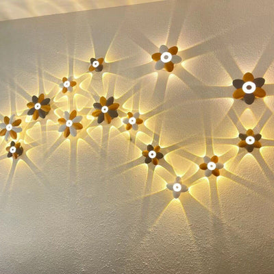 مصباح جداري LED مضيء بتصميم عصري وإبداعي من الألومنيوم 