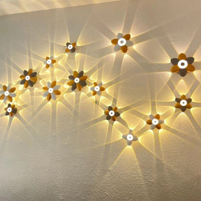 مصباح جداري LED مضيء بتصميم عصري وإبداعي من الألومنيوم 