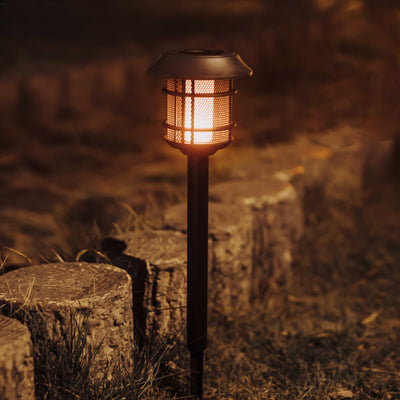 Solar Simulation Flame Lamp LED Outdoor Decorative Floor Lamp