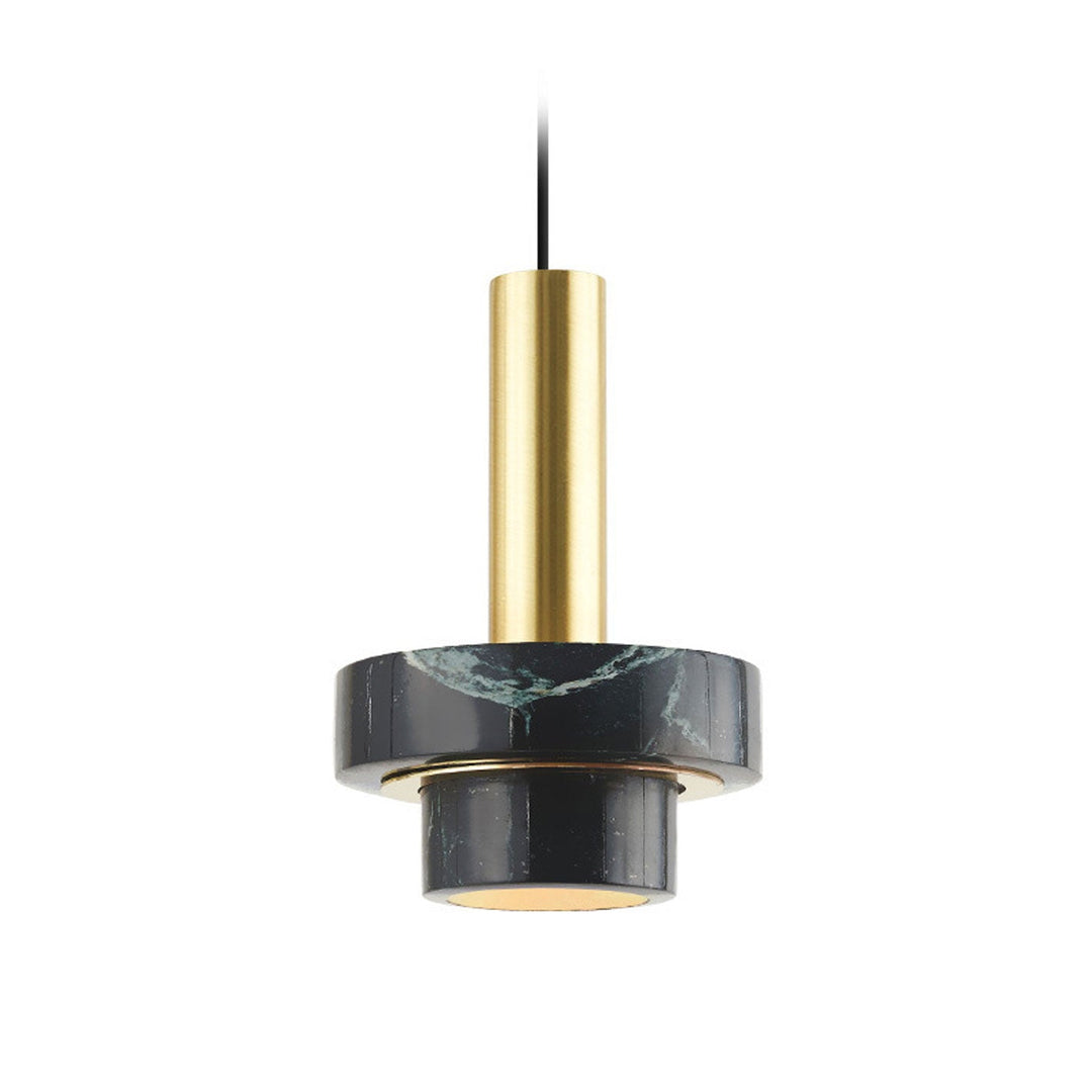 Suspension Luminaire en Métal et Marbre de Luxe Moderne à 1 Lumière 