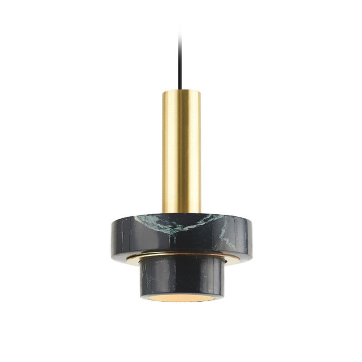 Suspension Luminaire en Métal et Marbre de Luxe Moderne à 1 Lumière 