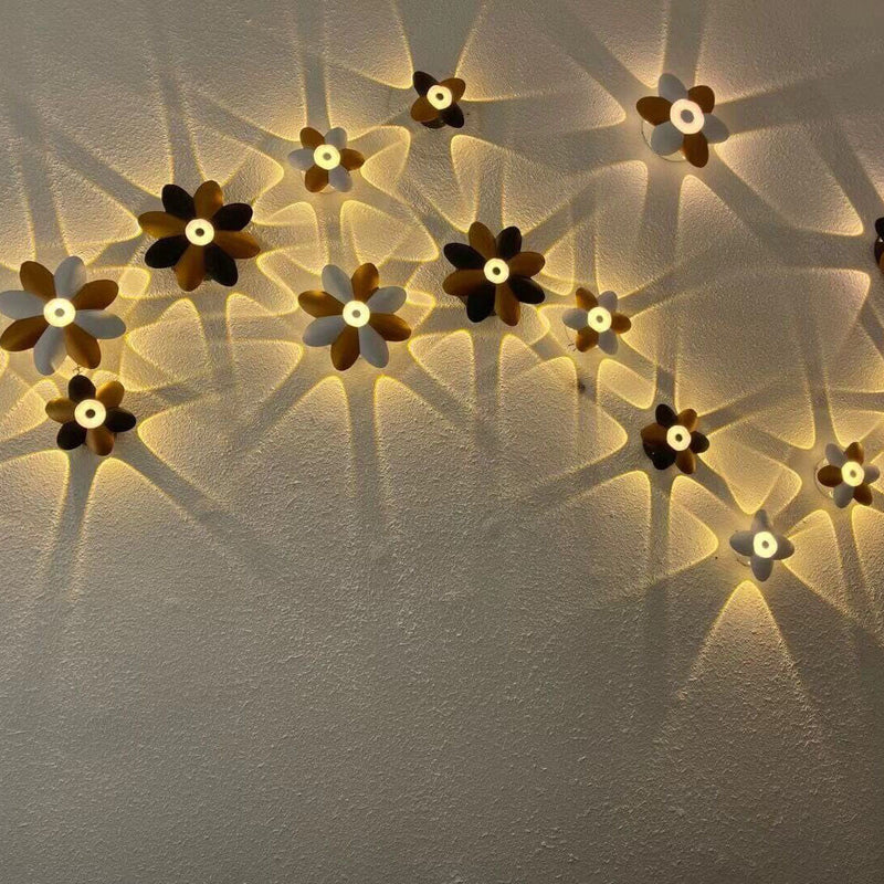 مصباح جداري LED مضيء بتصميم عصري وإبداعي من الألومنيوم 